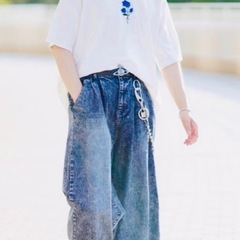 ADRER　ヴィンテージメイクワイドテーパードデニム