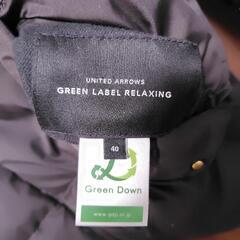 UNITED ARROWS グリーンレーベルリラクシング　ダウンジャケット　黒Ｌの画像