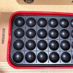【決まりました】 IRIS OHYAMA たこ焼き器 24穴 着...