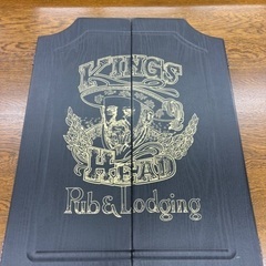 【KING'S HEAD】ダーツボードキャビネットセット・欠品有...