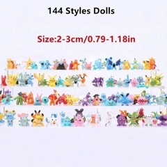 ポケモン　ミニフィギュア　144個セットの画像