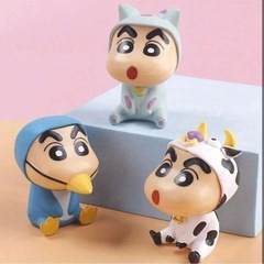 クレヨンしんちゃん　6個セット アニマル　動物の画像