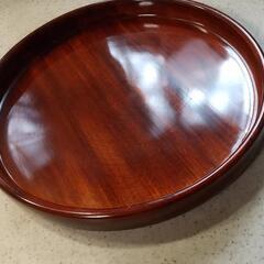 きれい木工品、お茶盆の画像