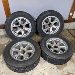 プラド 18インチ タイヤホイールセット スタッドレスタイヤ 265/60R18