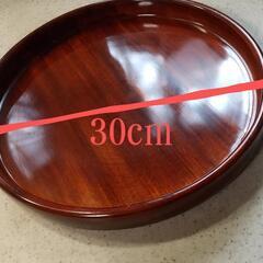 きれい木工品、お茶盆の画像