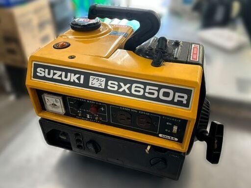 【自社配送は札幌市内限定】SUZUKI/スズキ ブラシレス エンジン発電機 SX650R 不動 現状品 中古【ジャンク】