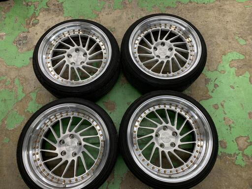 【タイヤホイールセット】BC FORGED MLE  + NITTO(ﾆｯﾄｰ） NT555 G2　4本