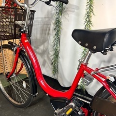 No.268 ヤマハ 電動アシスト自転車 PAS ナチュラL 26型 内装3段変速 PM26NL整備済み の画像