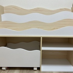 ニトリ　本棚　キッズシェルフ　キッズ収納