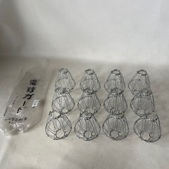 深草電機産業 電球ガード 12個セット 1点サビ有り 1号-FL型 お祭り 縁日 屋台 出店 露店 未使用自宅保管品  の画像