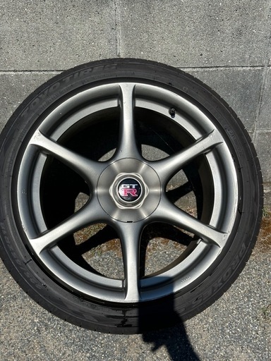 Yahoo!オークション - R34純正ホイール 2本 BNR34 GT-R 18インチ