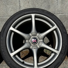 BNR34 スカイライン GT-R GTR 純正 18インチ ホイール 9J+30 5穴 PCD114.3 34GTR R34 ドリケツ の画像