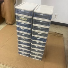 事務用収納ケース(1つあたり　縦22.5cm✖️横16cm✖️高...