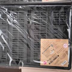 【新品未使用】折り畳みコンテナ 5個セット 黒色 ブラック スタ...