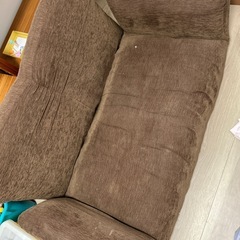 茶色　ソファーお譲り予定者決定