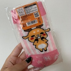奈良県　しかまろくん　15cm〜20cm  子供　靴下　キッズ　ペアリング靴下　小学生　女の子　女子の画像