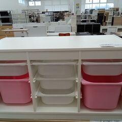 ★ジモティ割あり★ IKEA 棚 ホワイト H56×D44×W9...