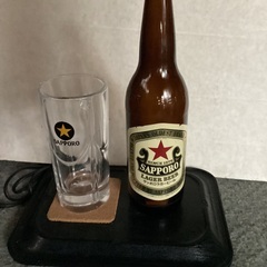 サッポロビールとジョッキ　リメイク品　デスクライトの画像