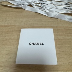 【美品】　CHANEL プレゼント用袋　箱　リボンの画像