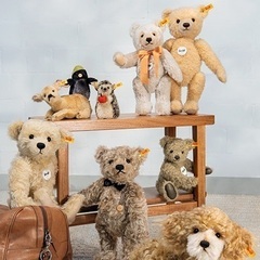 ハンス テディベア Steiff シュタイフ 5ジョイント ポーズ 34cmの画像