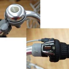 【商談中】 自転車 27インチ 6段変速 Giuliano ママチャリ ホワイト 白 ジュリアーノ 清田区 平岡の画像