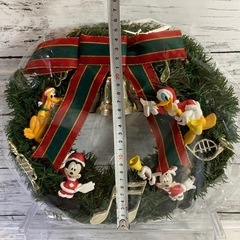 ディズニー　クリスマスリースの画像