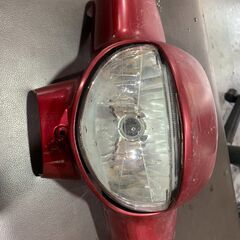 ☆GARAGE-ECO☆G-010中古パーツ  スズキ　レッツ4オヘッドライトカバーの画像
