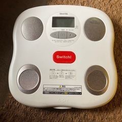 タニタ　体重計　bf-033 ホワイト
