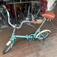 16インチ　シングルギア折り畳み自転車