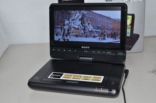 中古良品 SONY DVP-FX970 9V型ポータブルDVDプレーヤー 確認済