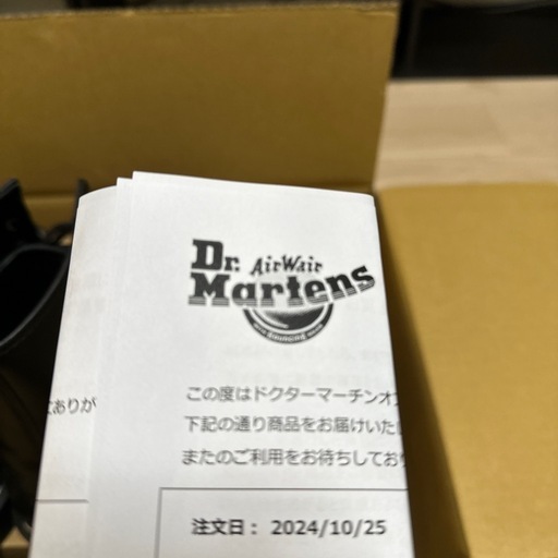 ドクターマーチン 1460 ホワイトステッチ 8ホールブーツ　