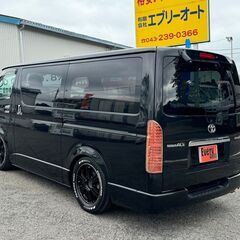 自社ローンあり！ガソリン100リットルプレゼント✨エアサス公認✨装備充実☆トヨタ☆レジアスエース☆ロングスーパーGL☆2000cc☆5人乗り☆の画像