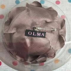 コサージュ　茶の画像