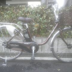 電動26インチ　税別￥45.273-　新基準パナソニックビビDX　良品8.9Ah 電動自転車　３ヶ月保証　ブラウン1028