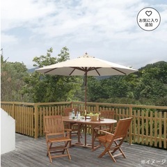 ガーデンやベランダ用パラソルの画像