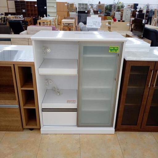 お値下げしました！★ジモティ割あり★ KOGA キッチンカウンター 白 H115×D49×W89.3 クリーニング済み OJ6407