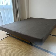 【シモンズ 】ワイドダブルマットレス＋ベッドフレームセット シモンズ ワイドダブルマットレス とフレームセット 2024/5月購入