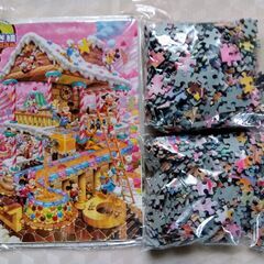 ジグソーパズル★おかしなおかしの家★ディズニー★1000ピースの画像