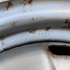 日産 鉄ホイールの画像
