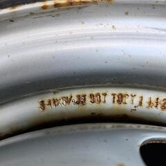 トヨタ 鉄ホイールの画像