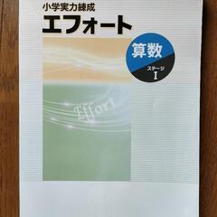 未使用　小学実力錬成　エフォート　国立　私立中学入試問題集　算数...