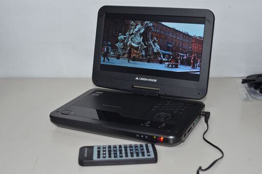 中古良品 グリーンハウス 10.1インチ DVDプレーヤ 10N1PDV 確認済