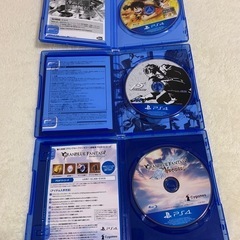 PS4ソフト 3点セット(個別購入可能)の画像