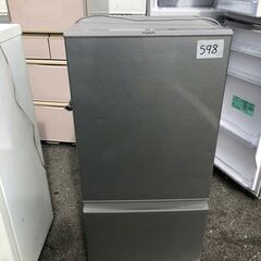 配送設置無料✨no598?　2019年　AQR-13J-S 冷蔵庫 ブラッシュシルバー [126L)