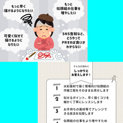 好きを仕事に！似顔絵師のための愛され似顔絵レクチャー＆水彩画テクニック講座の画像