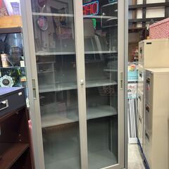 ▼リサイクルショップだいえい　ナイキ NAIKI ガラス 書庫 ...