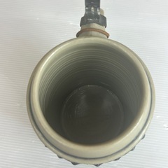 k1028603 超希少品ドイツ製ビアジョッキ GERZLimitat1982ゲルツ社 陶器製金属蓋ビールジョッキビアマグカップアンティーク 中古 現状品の画像