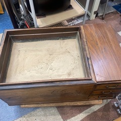 長火鉢 火鉢 中古 囲炉裏 木製 茶道具 時代物 古民具 和家具 の画像