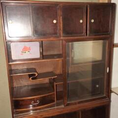 昭和家具　棚の画像