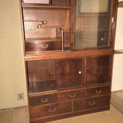 昭和家具　棚の画像